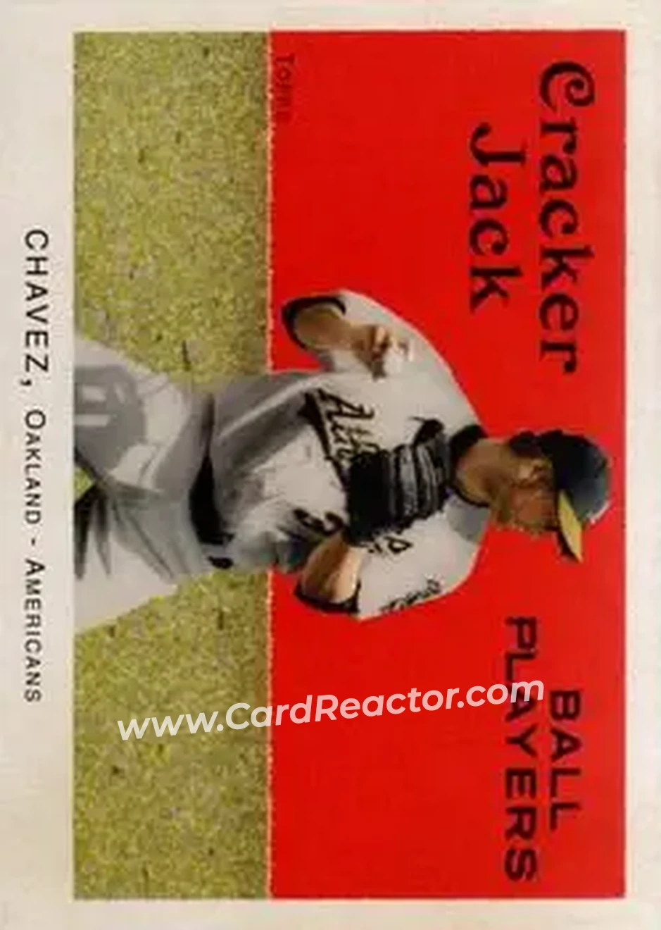 2004 Topps Cracker Jack #88 - Eric Chavez - Oakland Athletics - Front