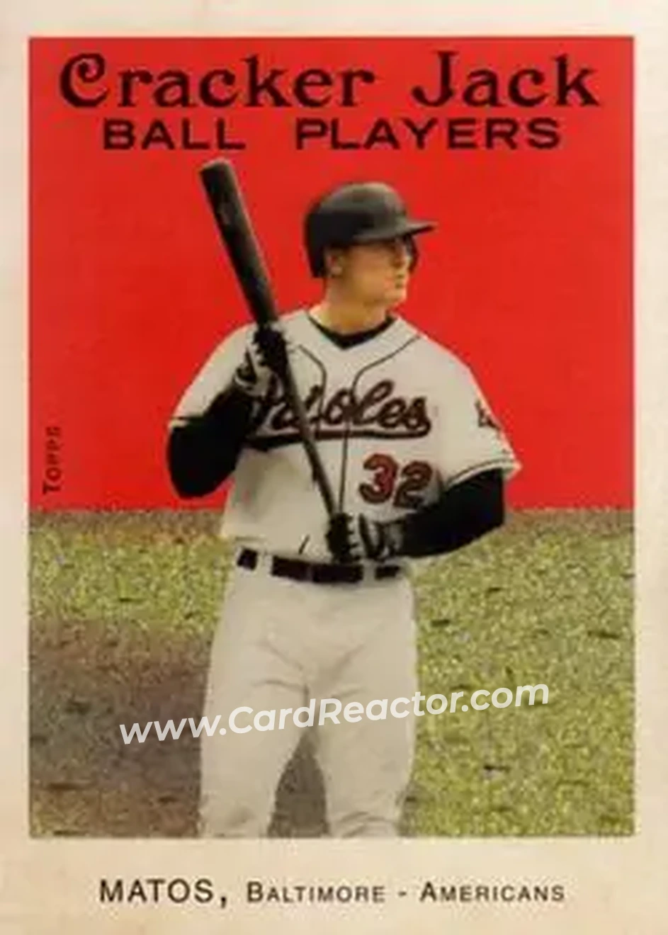 2004 Topps Cracker Jack #101 - Luis Matos - Baltimore Orioles - Front