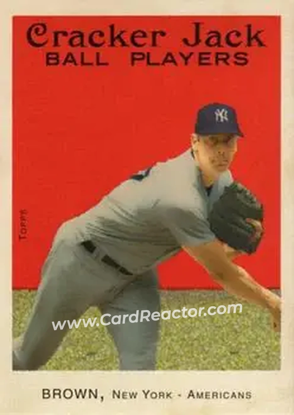 2004 Topps Cracker Jack #104 - Kevin Brown - New York Yankees - Front 2004 Topps Cracker Jack #104 - Kevin Brown - New York Yankees - Front
