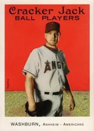 2004 Topps Cracker Jack #139 - Jarrod Washburn - Anaheim Angels