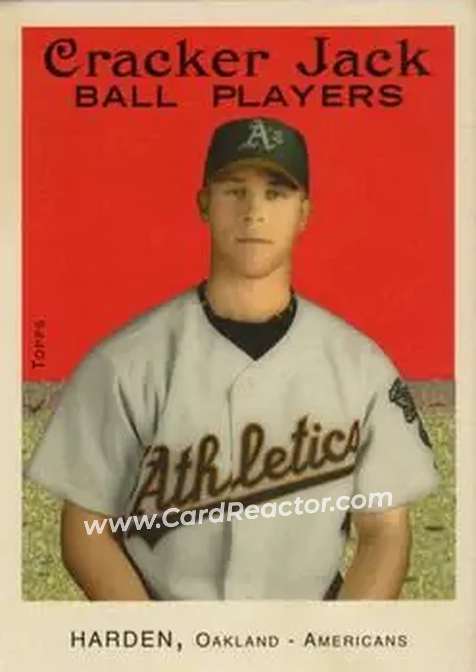 2004 Topps Cracker Jack #145 - Rich Harden - Oakland Athletics - Front