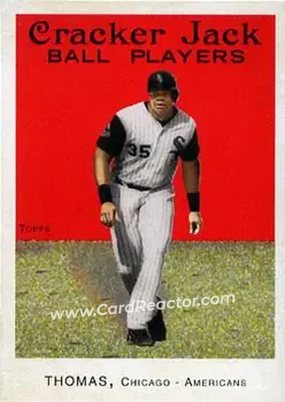 2004 Topps Cracker Jack #152 - Frank Thomas - Chicago White Sox - Front