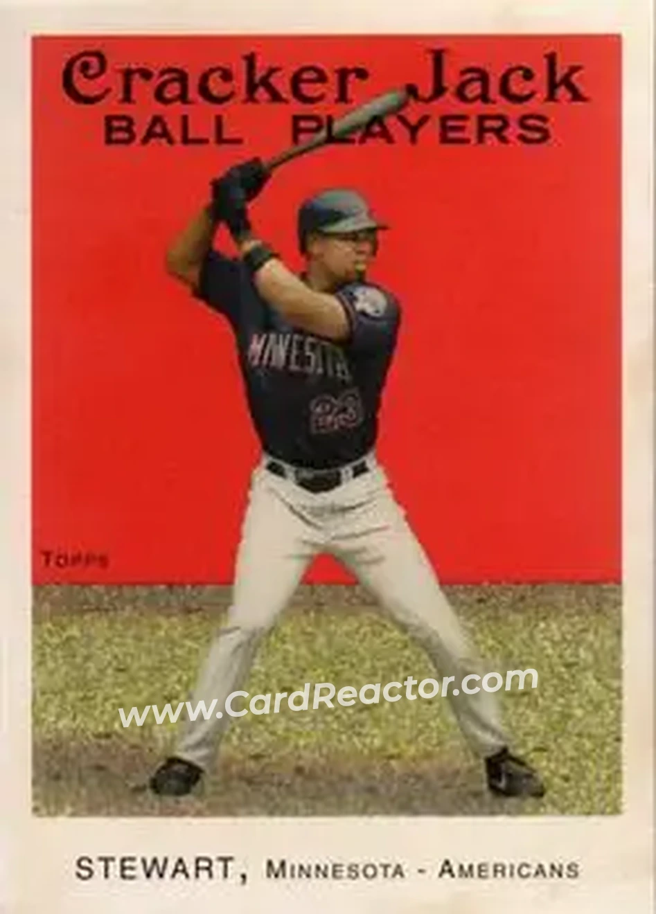 2004 Topps Cracker Jack #154 - Shannon Stewart - Minnesota Twins - Front