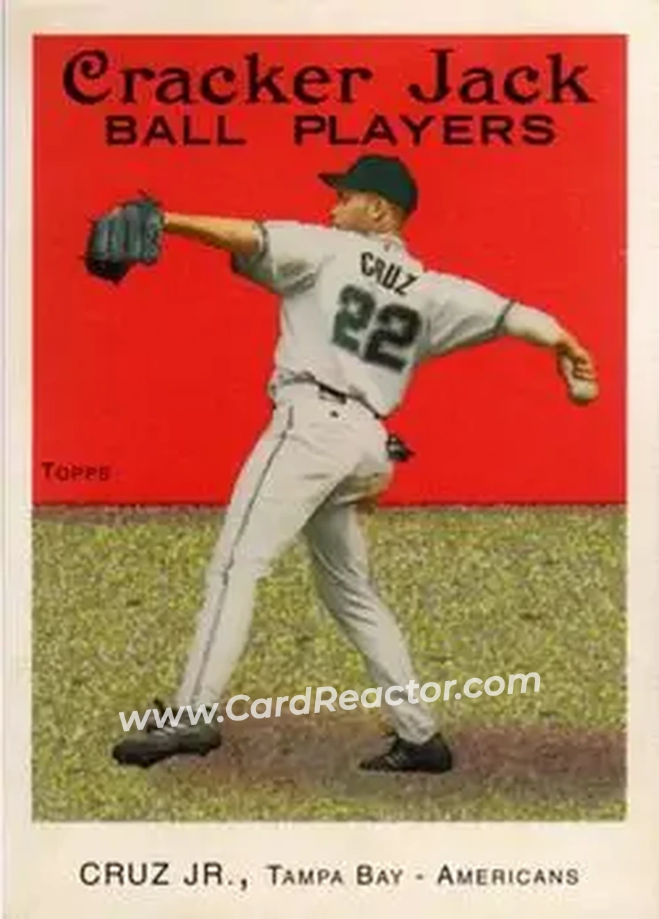 2004 Topps Cracker Jack #157 - Jose Cruz - Tampa Bay Devil Rays - Front