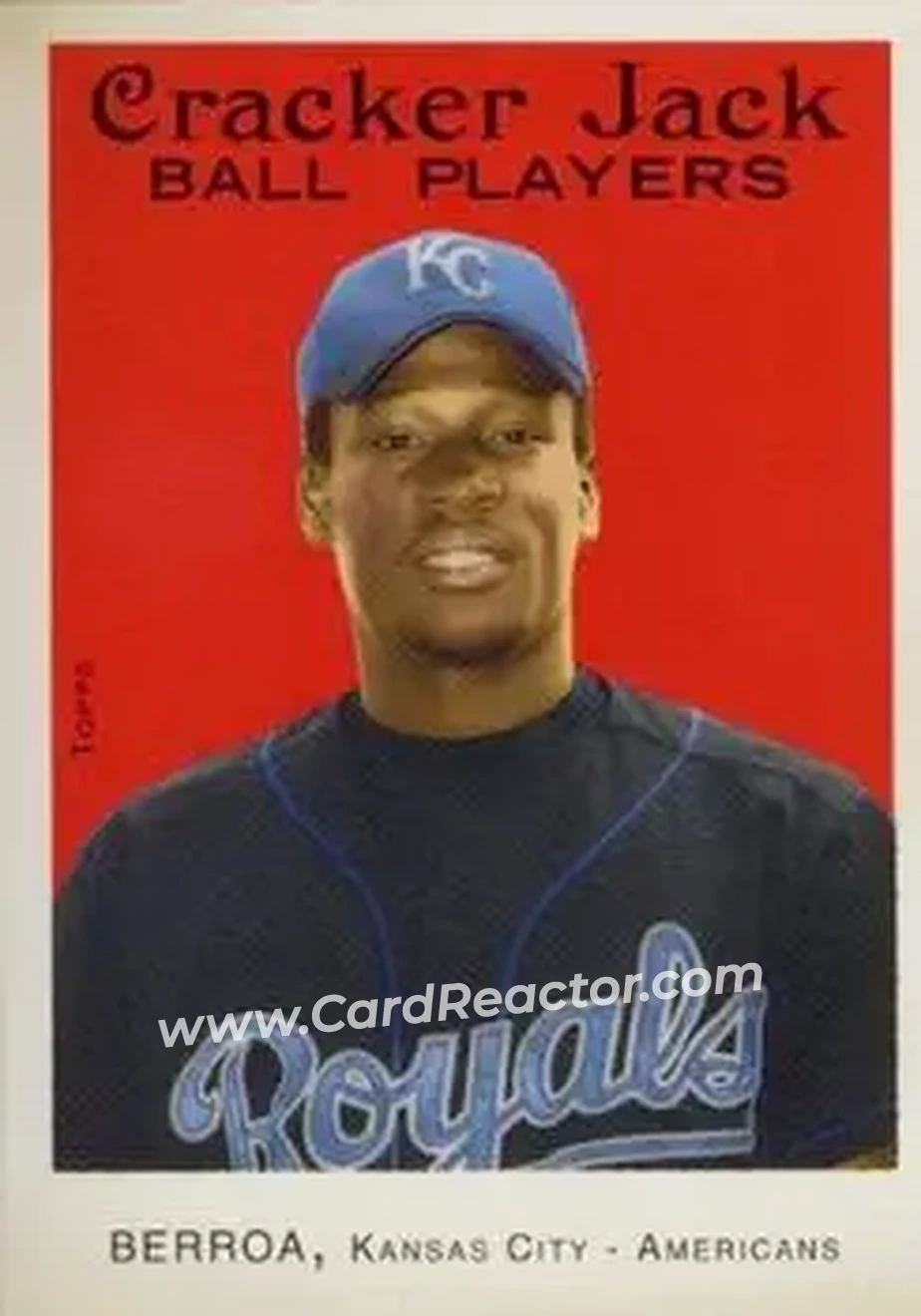 2004 Topps Cracker Jack #166 - Angel Berroa - Kansas City Royals - Front