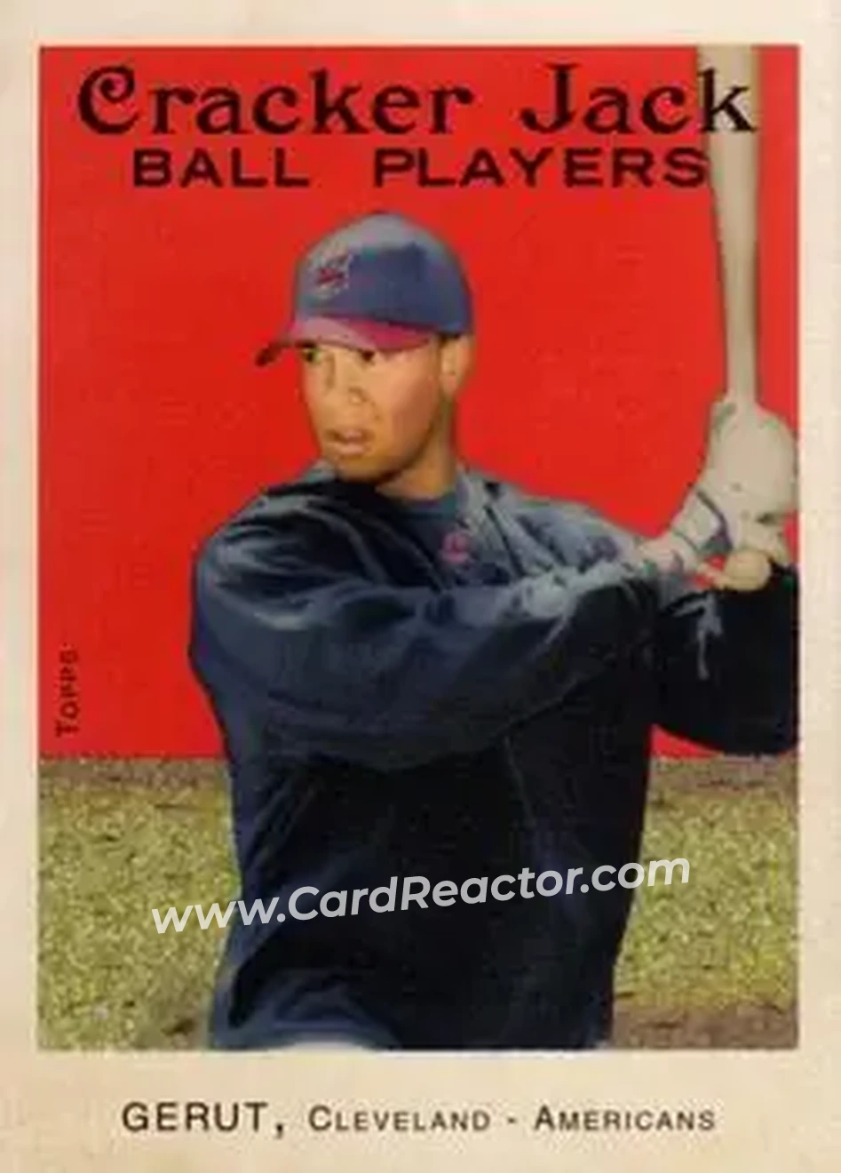 2004 Topps Cracker Jack #171 - Jody Gerut - Cleveland Indians - Front
