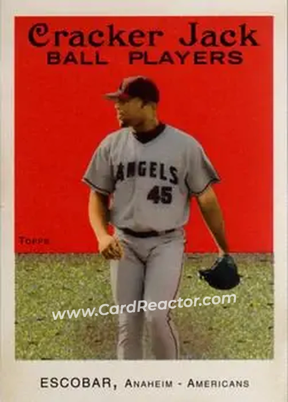 2004 Topps Cracker Jack #173 - Kelvim Escobar - Anaheim Angels - Front