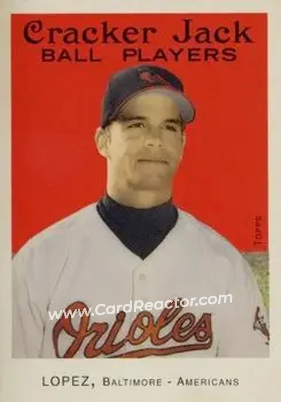 2004 Topps Cracker Jack #175 - Javier Lopez - Baltimore Orioles - Front