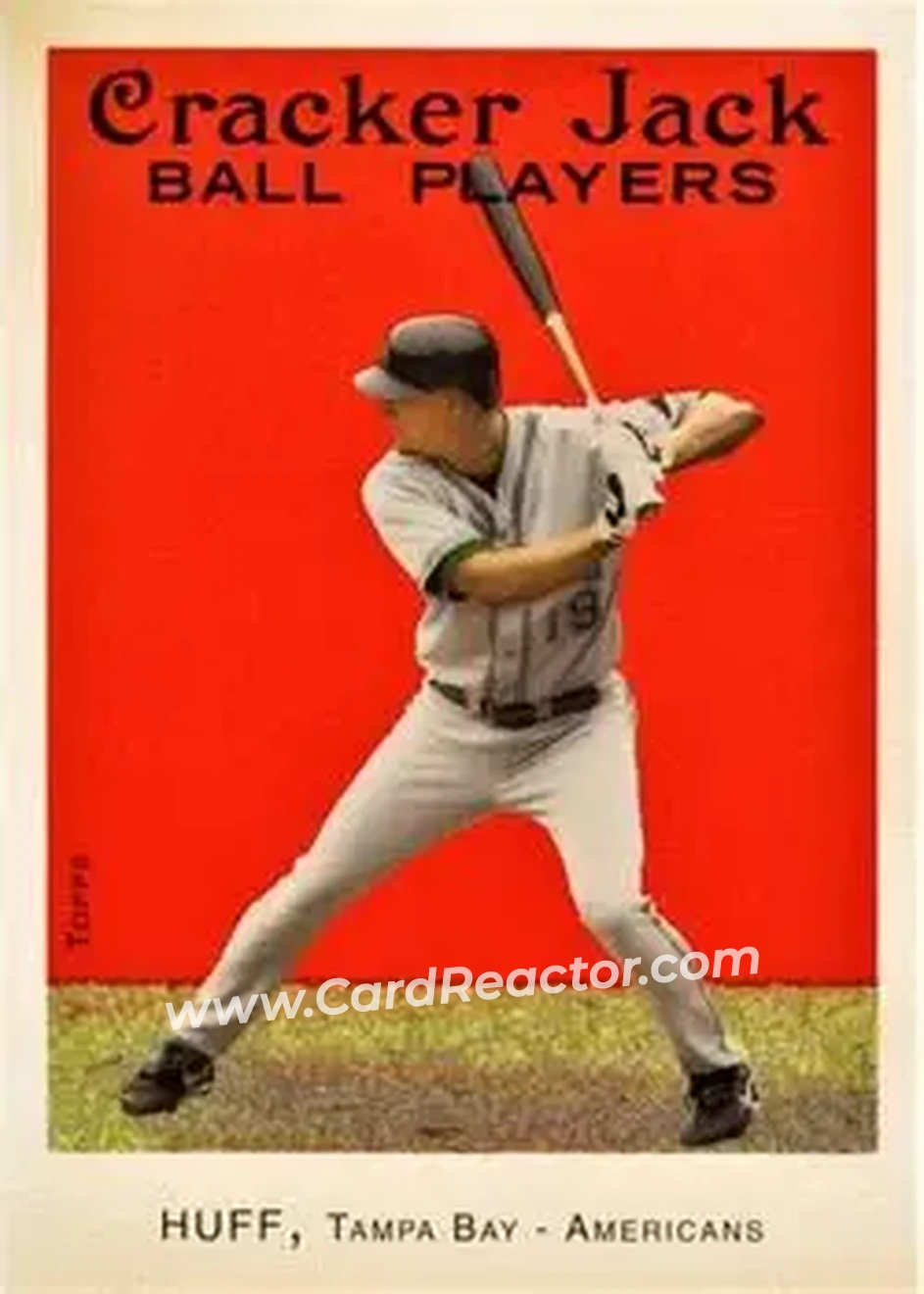 2004 Topps Cracker Jack #176 - Aubrey Huff - Tampa Bay Devil Rays - Front