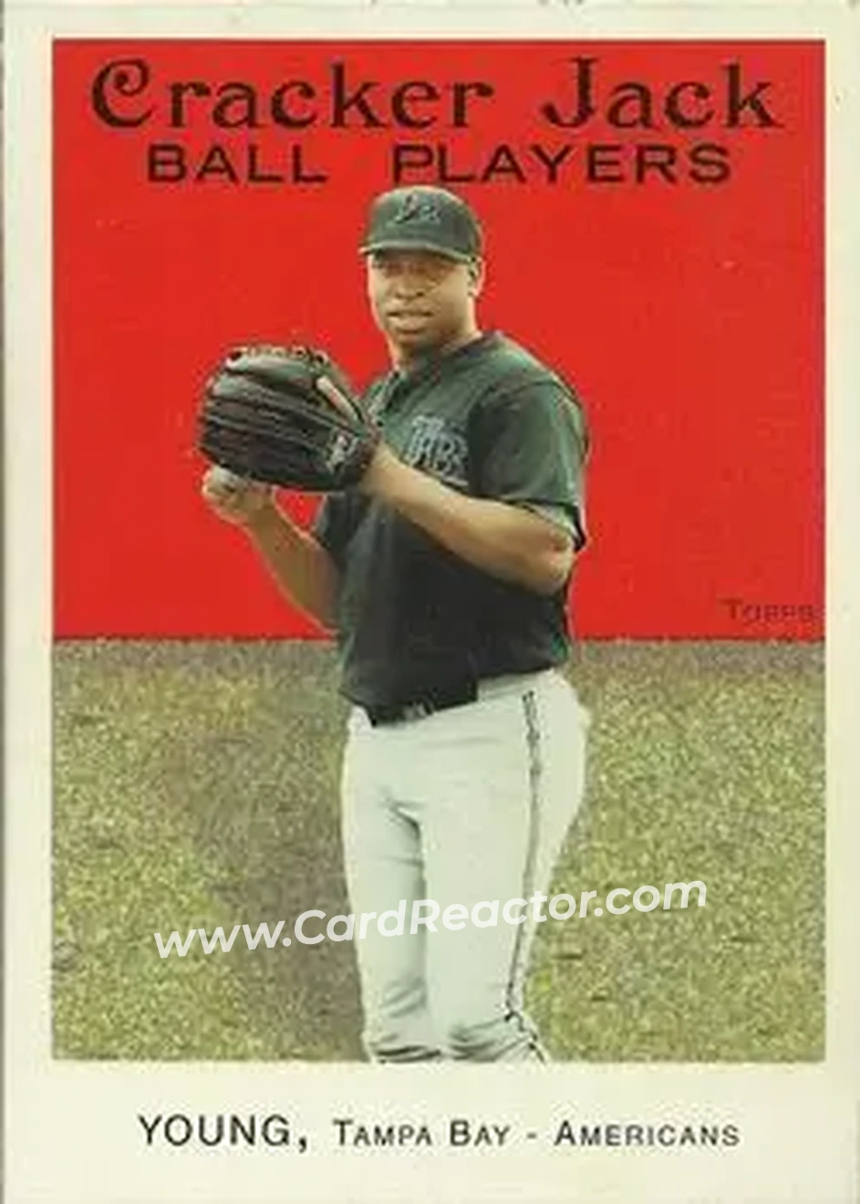 2004 Topps Cracker Jack #179 - Delmon Young - Tampa Bay Devil Rays - Front