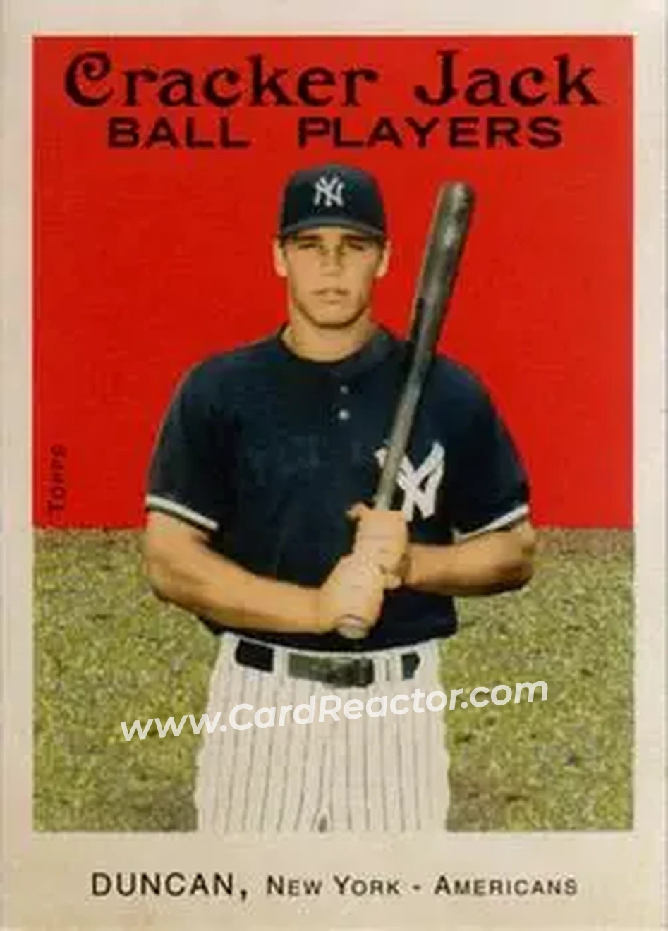 2004 Topps Cracker Jack #191 - Eric Duncan - New York Yankees - Front