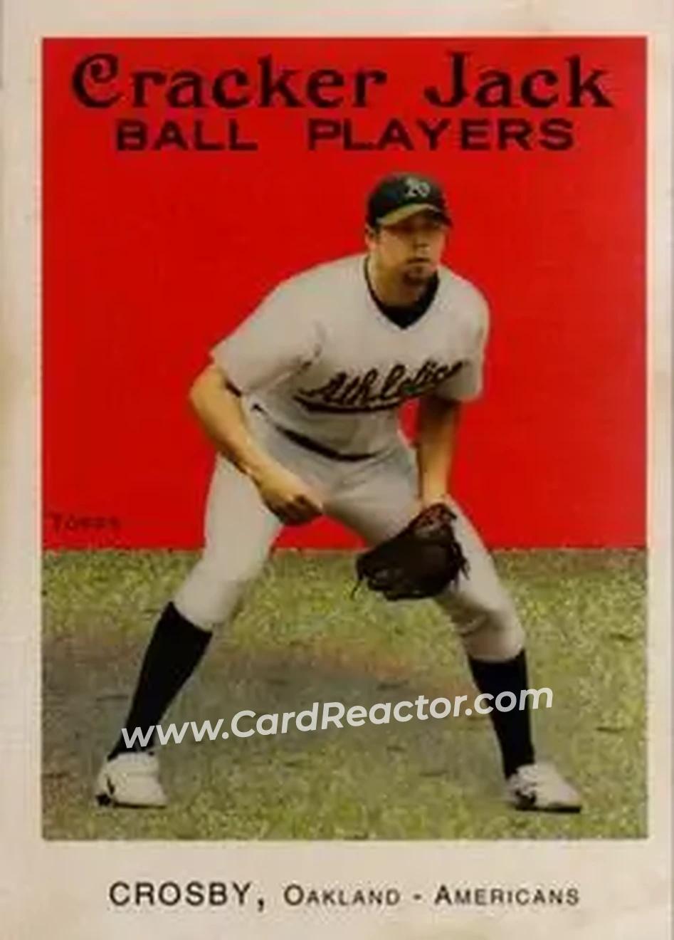 2004 Topps Cracker Jack #194 - Bobby Crosby - Oakland Athletics - Front