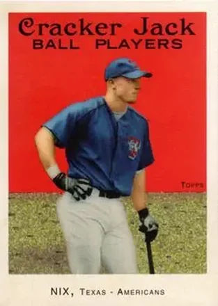 2004 Topps Cracker Jack #197 - Laynce Nix - Texas Rangers