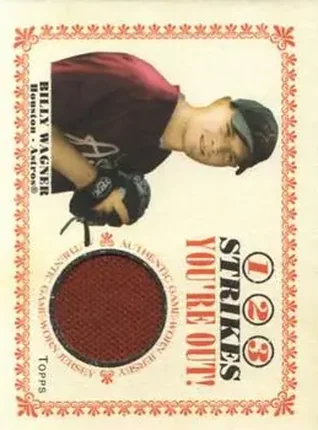 2004 Topps Cracker Jack - 1-2-3 Strikes You're Out Relics #SO-BW - Billy Wagner - Houston Astros