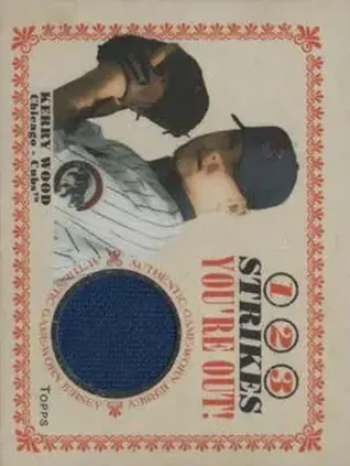 2004 Topps Cracker Jack - 1-2-3 Strikes You're Out Relics #SO-KW - Kerry Wood - Chicago Cubs