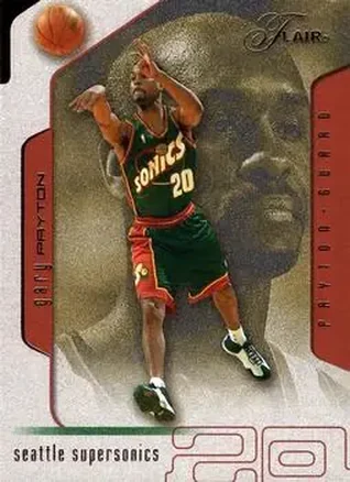 2001-02 Flair #20 - Gary Payton - Seattle SuperSonics