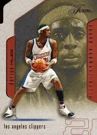 2001-02 Flair #21 - Darius Miles - Los Angeles Clippers