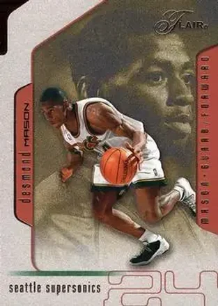 2001-02 Flair #24 - Desmond Mason - Seattle SuperSonics