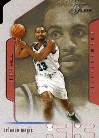 2001-02 Flair #33 - Grant Hill - Orlando Magic