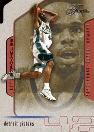 2001-02 Flair #42 - Jerry Stackhouse - Detroit Pistons