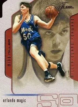 2001-02 Flair #47 - Mike Miller - Orlando Magic
