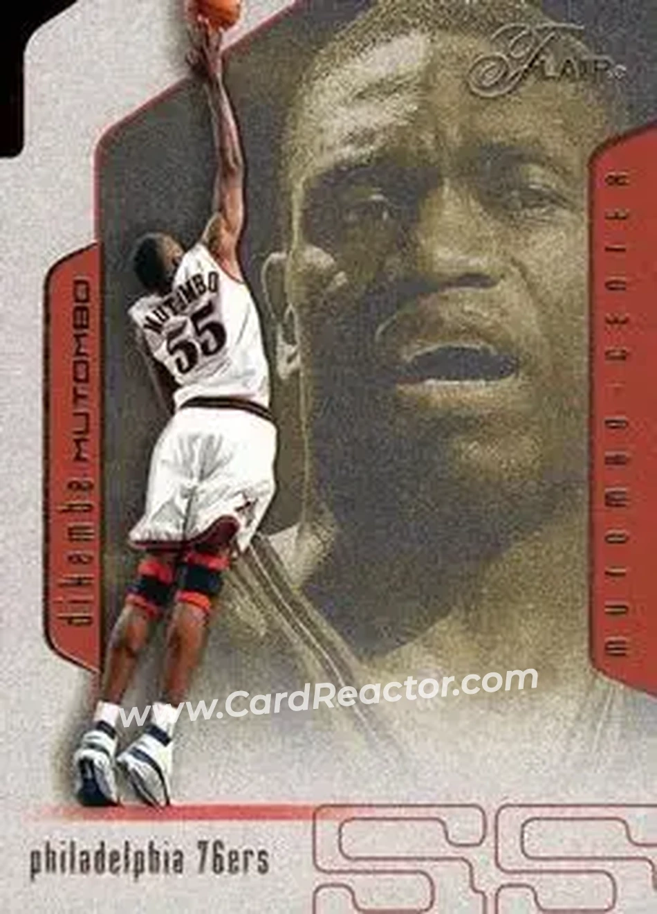 2001-02 Flair #55 - Dikembe Mutombo - Philadelphia 76ers