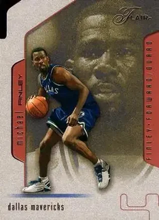 2001-02 Flair #58 - Michael Finley - Dallas Mavericks