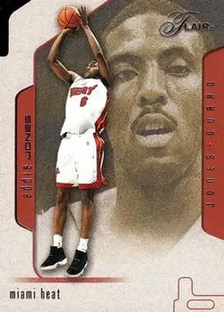 2001-02 Flair #65 - Eddie Jones - Miami Heat