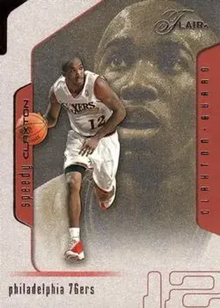 2001-02 Flair #73 - Speedy Claxton - Philadelphia 76ers