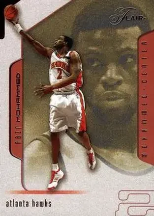 2001-02 Flair #79 - Nazr Mohammed - Atlanta Hawks