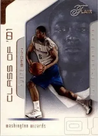 2001-02 Flair #91 - Kwame Brown - Washington Wizards