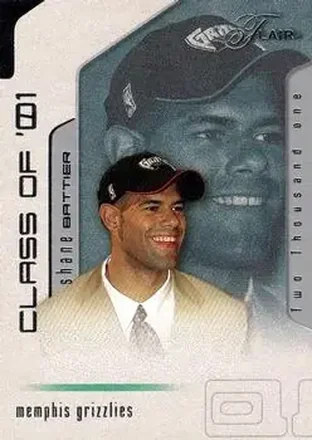 2001-02 Flair #97 - Shane Battier - Memphis Grizzlies