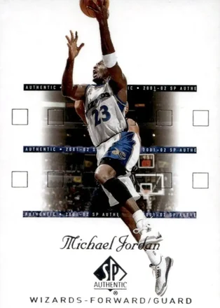2001-02 SP Authentic #90 - Michael Jordan