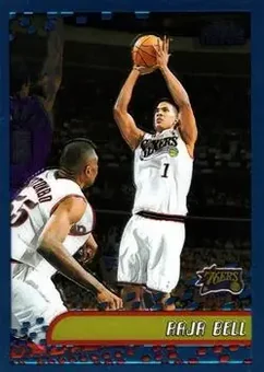 2001-02 Topps Chrome #64 - Raja Bell - Philadelphia 76ers