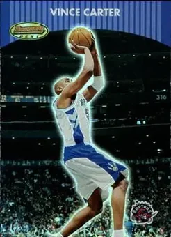 2000-01 Bowman's Best #15 - Vince Carter - Toronto Raptors