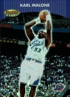 2000-01 Bowman's Best #32 - Karl Malone - Utah Jazz