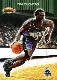 2000-01 Bowman's Best #54 - Tim Thomas - Milwaukee Bucks