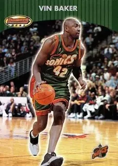 2000-01 Bowman's Best #78 - Vin Baker - Seattle SuperSonics