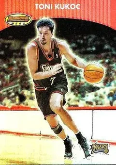 2000-01 Bowman's Best #83 - Toni Kukoc - Philadelphia 76ers