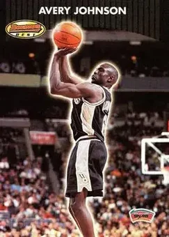 2000-01 Bowman's Best #96 - Avery Johnson - San Antonio Spurs