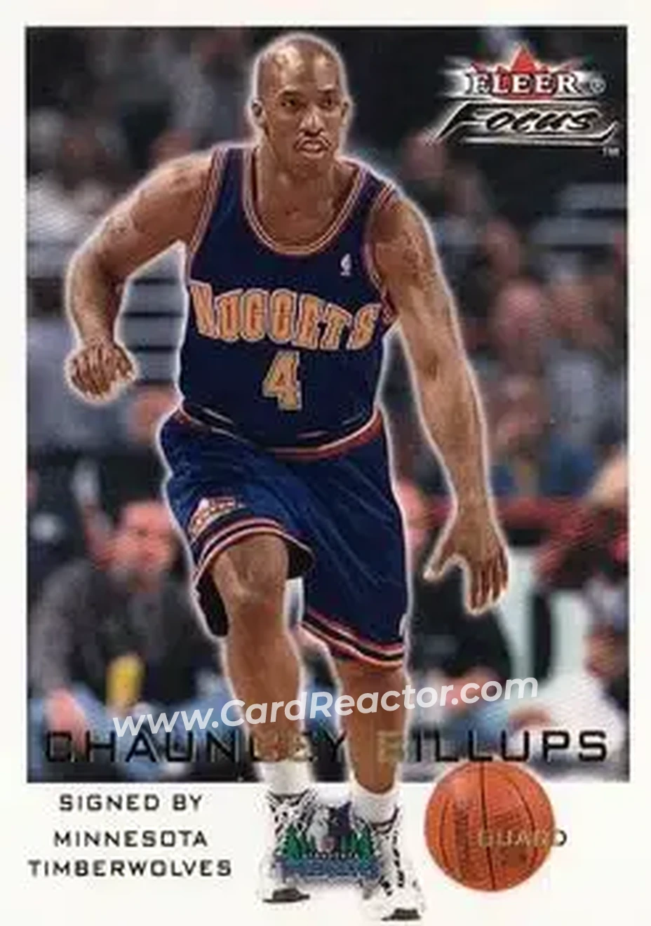 2000-01 Fleer Focus #25 - Chauncey Billups - Denver Nuggets