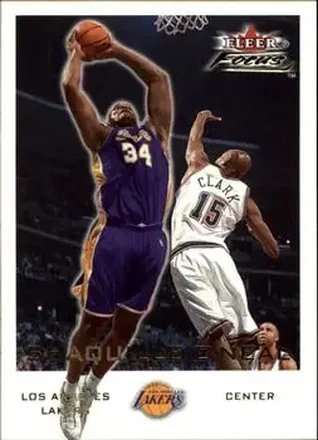 2000-01 Fleer Focus #33 - Shaquille O'Neal - Los Angeles Lakers
