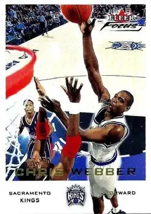 2000-01 Fleer Focus #40 - Chris Webber - Sacramento Kings
