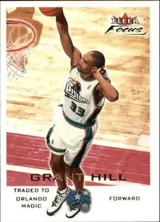 2000-01 Fleer Focus #67 - Grant Hill - Orlando Magic