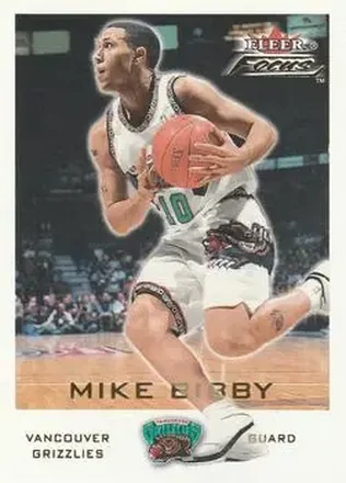 2000-01 Fleer Focus #90 - Mike Bibby - Vancouver Grizzlies