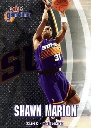 2000-01 Fleer Game Time #40 - Shawn Marion - Phoenix Suns