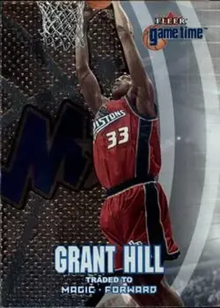2000-01 Fleer Game Time #48 - Grant Hill - Orlando Magic