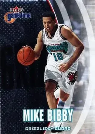2000-01 Fleer Game Time #68 - Mike Bibby - Vancouver Grizzlies