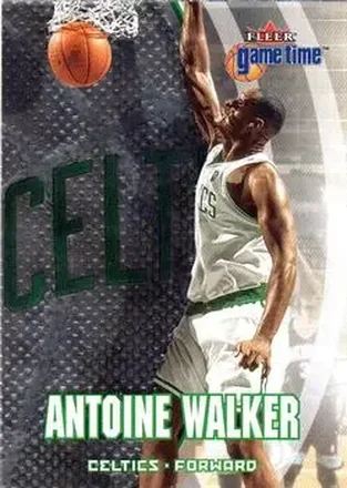 2000-01 Fleer Game Time #86 - Antoine Walker - Boston Celtics