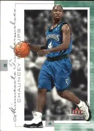 2000-01 Fleer Genuine #10 - Chauncey Billups - Minnesota Timberwolves